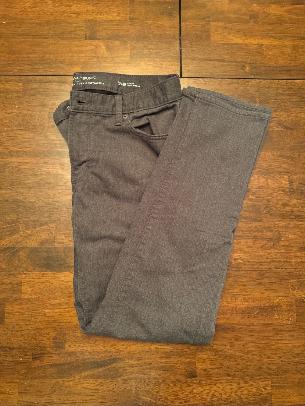 Banana Republic Men’s Charcoal Slim Chinos